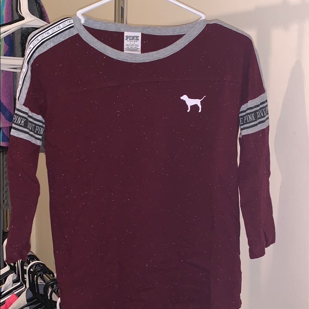 🖤PINK half-sleeve shirt